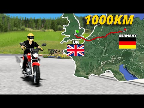 ETS2 Longest Motorcycle Trip (London to Berlin) UK to Germany | Euro Truck Simulator 2