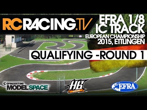 EFRA 1/8th Track IC Euros - Qualifying Round 1 - Top Heats