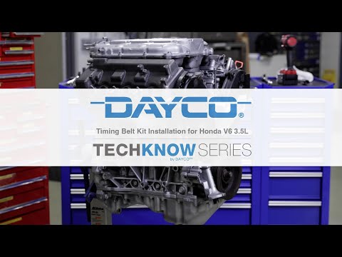 Vehicle Maintenance: Dayco - Timing Belt Kit Installation – Honda/Acura V6 3.5L engine