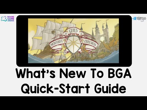 What's new to BGA! Guild of Merchant Explorers - Quick Start Guide on Board Game Arena.