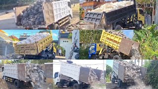 Download lagu Truk Batu // Kompilasi Dump Truk Muatan Muatan Batu Gunung dan Batu Kapur Full Bak mp3