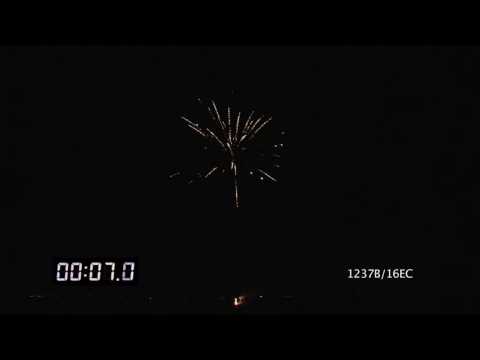 1237B/16EC  Cake Ø30mm 16s I-shape 30sec H45m "Hollywood Tour"