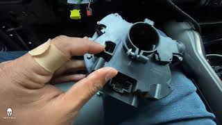 Changing removing clockspring, airbag, steering wheel on 2019-2023 RAM 1500