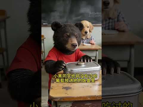 Xiao Mao's lunch box was empty. When the students saw that Xiao Mao had nothing to eat, they all l