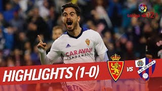 Resumen de Real Zaragoza vs SD Huesca (1-0)