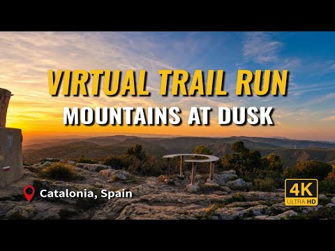 Rocky Catalan Trails (Immersive Virtual Run in Spain) Mountain Views for Treadmill Workout