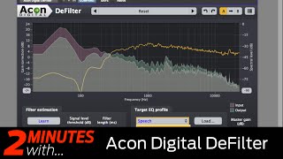 Video thumbnail for Acon Digital DeFilter plugin in action by Computer Music
