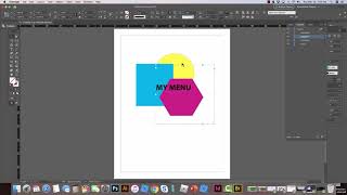 Selecting Objects and Arranging Objects in InDesign