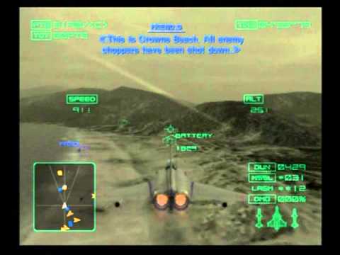 Ace Combat 04: Shattered Skies | Mission 9 - Operation Bunker Shot | R-M01
