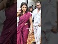 Varalaxmi Sarathkumar Spotted With Her Husband At Hyderabad