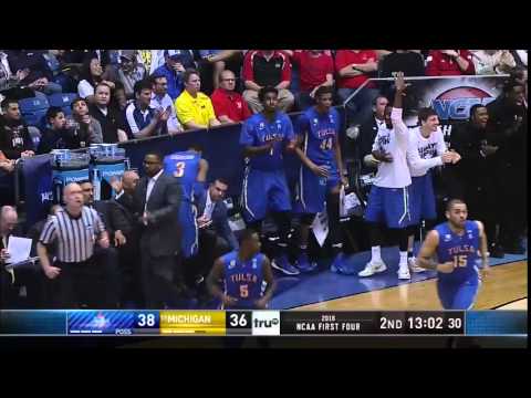 Tulsa vs. Michigan: Marquel Curtis reverse layup