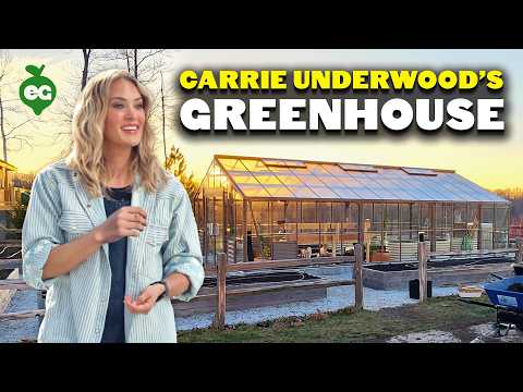 Carrie Underwood's EPIC Greenhouse Buildout - @carrieunderwood