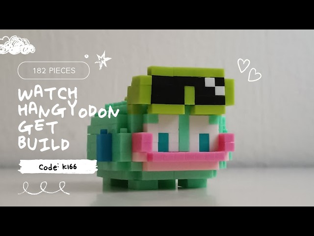 Vídeo relacionado con nanoblock - Sanrio - Hangyodon (Samurai), Character Collection Series Building Kit