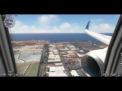 Tuifly nordic Boeing 737-800 landing gran canaria MF2020