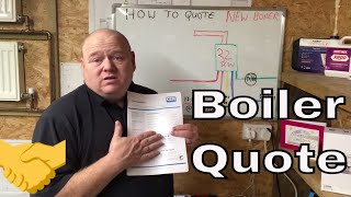 How to quote a new boiler installation, Leeds plumber walkthrough