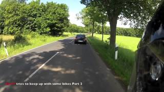 preview picture of video 'Evo 9 S S2 vs. Bikes | @ Vogelsberg | 30.06.2013 HD Part 2'