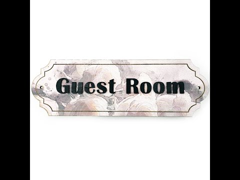 Deluxe Guest Room Door Plaque