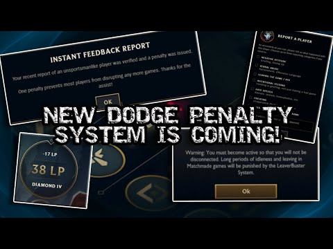 NEW Dodge penalty system is coming! |League of Legends|