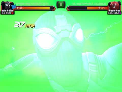 (MCOC) Labyrinth Unstoppable Colossus Soloed by Stealth Suit Spidey