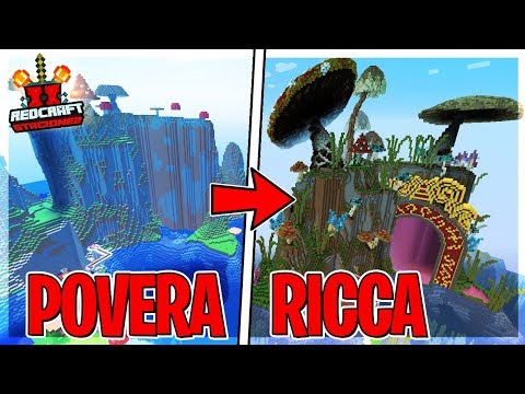 TRASFORMIAMO L'ISOLA DEI FUNGHI DI MINECRAFT DA POVERA A RICCA - RedCraft S2 Ep.24