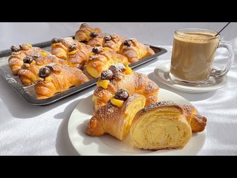 CORNETTI 🥐 / BRIOCHE con SFOGLIATURA VELOCE