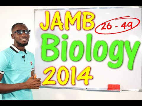 JAMB CBT Biology 2014 Past Questions 26 - 49