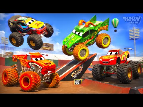 DRAGON, Kraken, El Toro Loco Monster Trucks - Insane Stunts, Freestyle & Crashes!