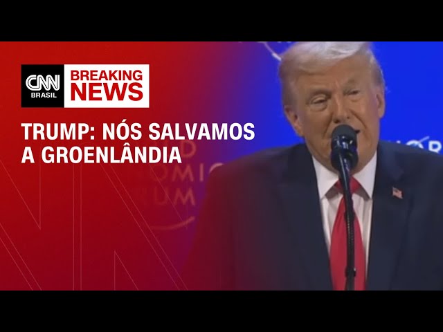 Ninguém pode assegurar a Groenlândia como os EUA, diz Trump durante discurso | LIVE CNN