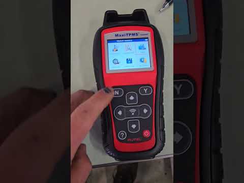 Autel ts508wf tpms programmer cool feature. #automobile #mechanic