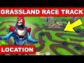 "COMPLETE A LAP OF A GRASSLANDS RACE TRACK" - LOCATION Week 5 Challenges Fortnite Season 9