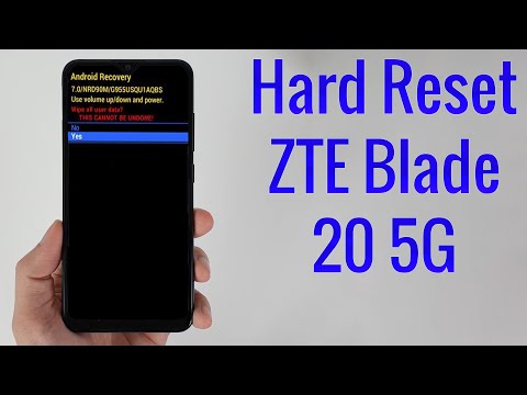 Hard Reset ZTE Blade 20 5G | Factory Reset Remove Pattern/Lock/Password (How to Guide)