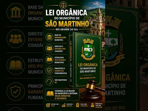 LEI ORGÂNICA DO MUNICÍPIO DE SÃO MARTINHO/RS
