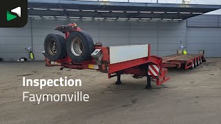 العربات نصف المقطورة عربة مقطورة مسطحة منخفضة Faymonville TL STN-4A 4 axles Extendable 630cm 2x Steering Axle | صورة 4 - Autoline