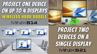 Best Wireless HDMI Display Solution? MINIX B14 vs B21 Wireless HDMI Dongles | Unboxing Review |