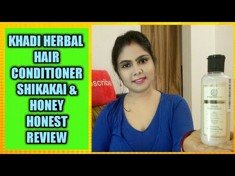 Khadi Natural Hair Conditioner Review, Shikakai & Honey -Herbal Khadi Hair Conditioner
