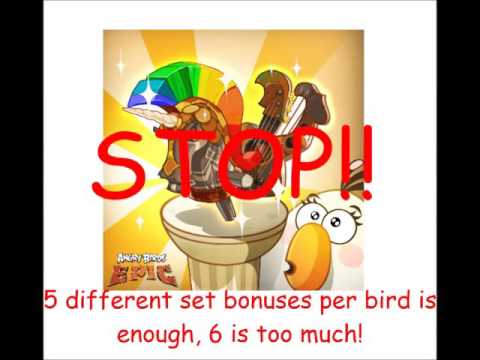 Stop with new set items in angry birds epic