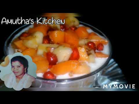 Fruits mixture in Tamil/Amutha's kitchen.