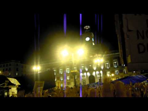 Acampadasol 20 Mayo: Campanadas concentración noche Viernes 20-Sábado 21 de Mayo de 2011