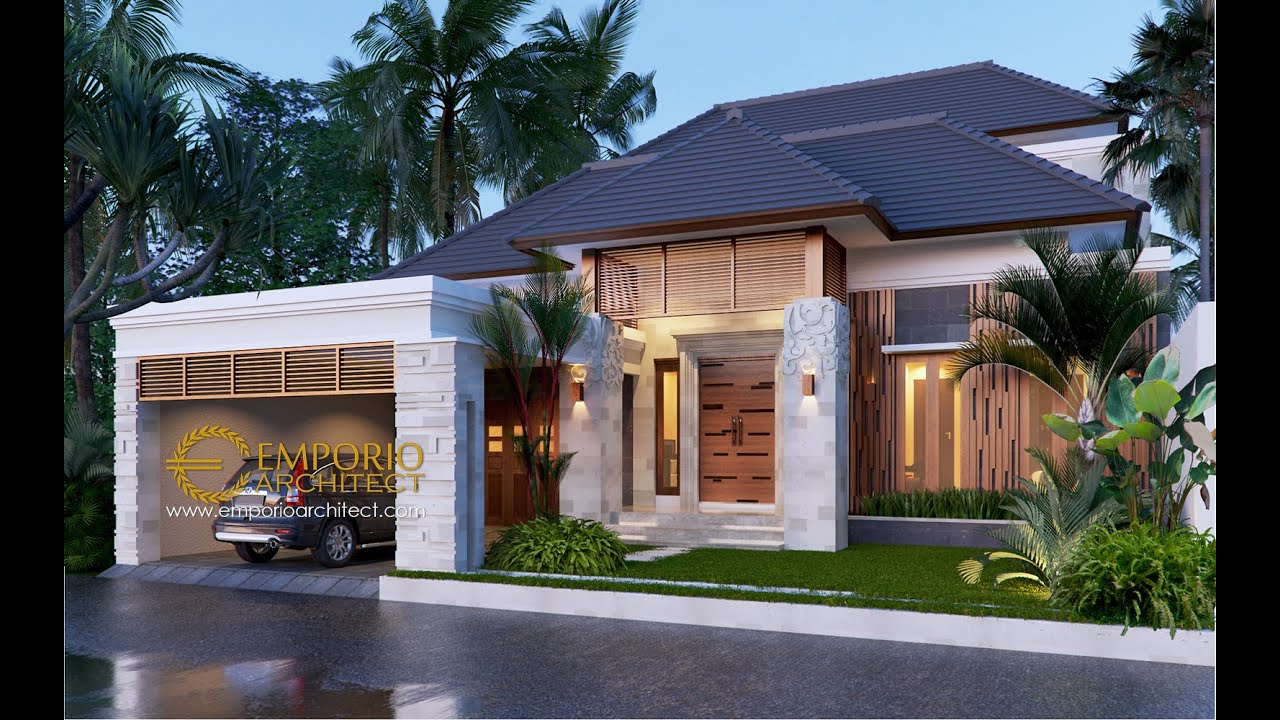 Video 3D Desain Rumah Villa Bali 2 Lantai Bapak Dwi Harsono - Jawa Tengah