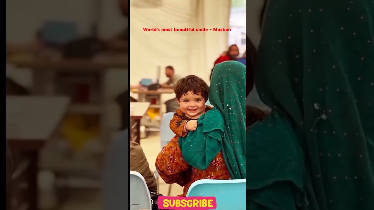 World's most beautiful smile - Muskan. Afgani Refugee Baby Deported to Afganistan #cutebaby #Muskan