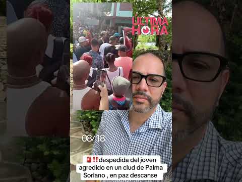 Multitud despide a joven de Palma Soriano durante sus funerales 