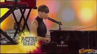 Alicia Keys ,HD,  Listen To Your Heart &amp; No One , live  Good Morning America ,full,HD 1080p
