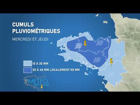 Illustration de l'actualité Pluies et orages pour mercredi