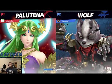 Super Smash Bros. Ultimate: Spoopdeewoop (Palutena) vs Kayoken (Wolf) Twitch Clip