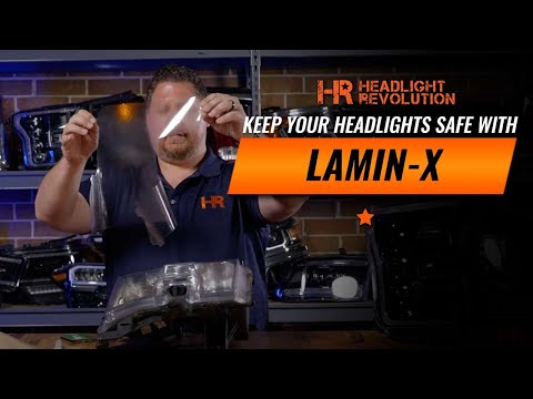 NEVER SCRATCH OR CHIP YOUR HEADLIGHTS AGAIN! - Lamin-X Protective Headlight Film