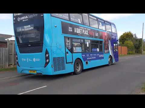 7544 YX17NNR on an Emergency Timetable Allocation on the X14