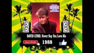 Kadr z teledysku Never Say You Love Me tekst piosenki David Lyme