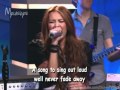 Miley cyrus - wherever i go - karaoke official ...