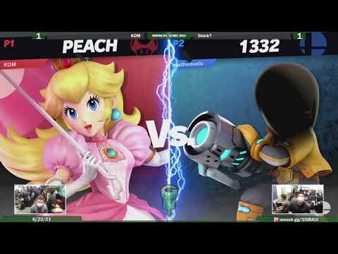 SU@GU 6-22 (Winners Semis): KOM (Peach) vs Skink? (Mii Gunner)