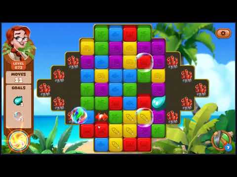 Lost Island Blast Adventure Level 673 - NO BOOSTERS 🏝️ | SKILLGAMING ✔️